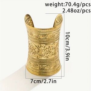 Aztec Cuff Bangle Bracelet